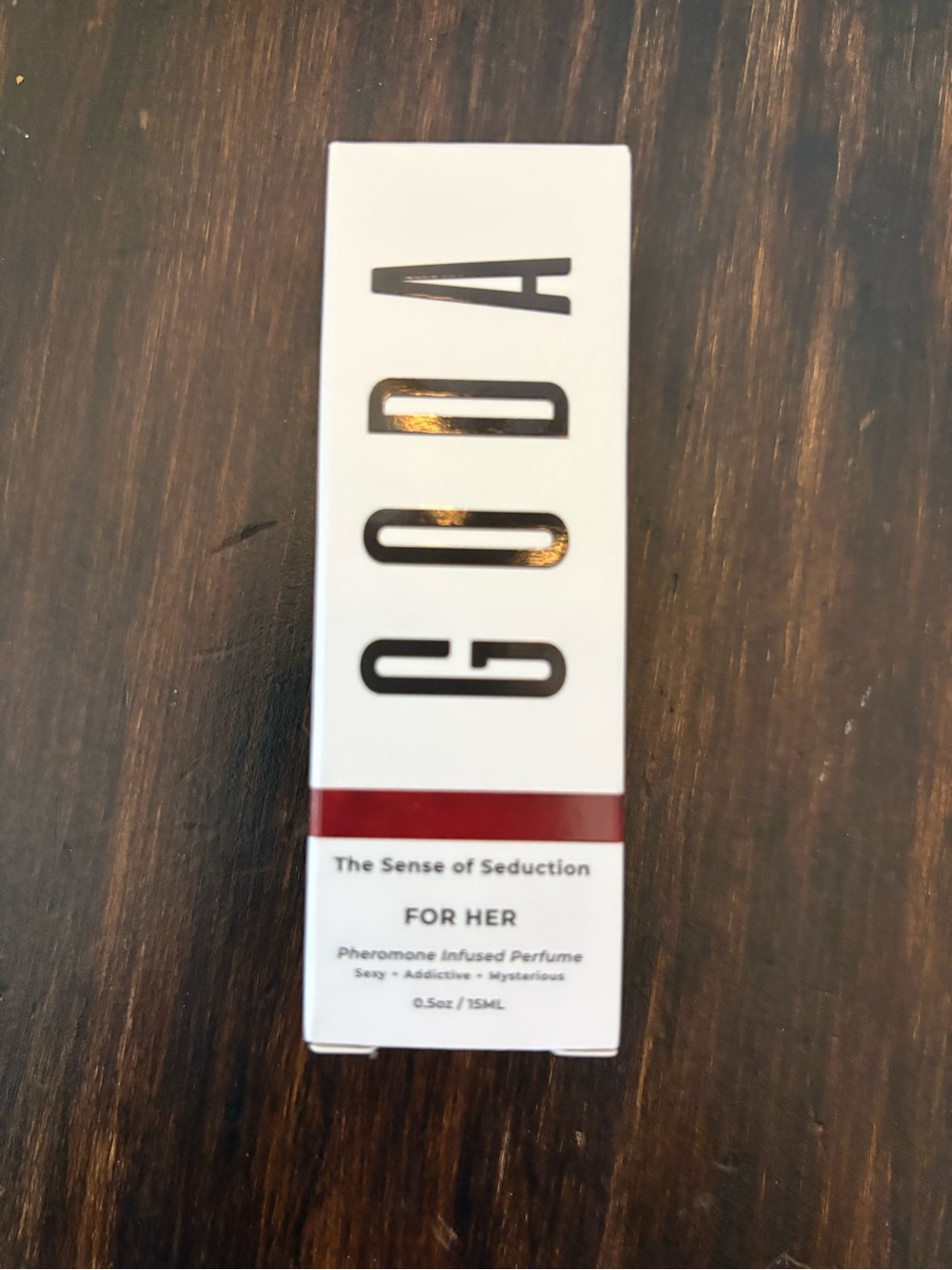 GODA Seductive Pheromone
Perfume for Her.5 oz.NWOT